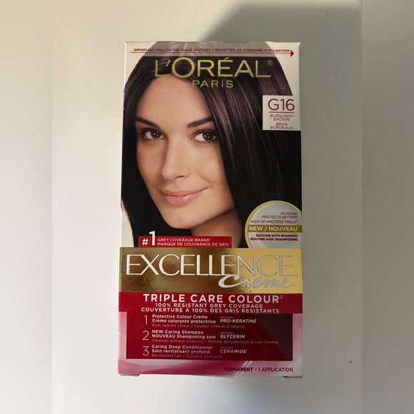 L'Oreal Other - L'Oreal Excellence Creme Hair Color - G16 Burgundy Brown